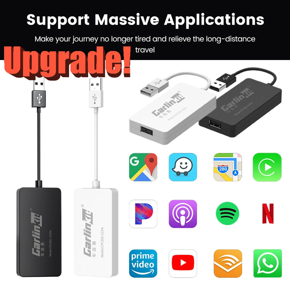 LoadKey & Carlinkit Проводной и беспроводной CarPlay Wireless Android Auto Dongle для модификации экрана Android Car Ariplay Smart Link IOS15