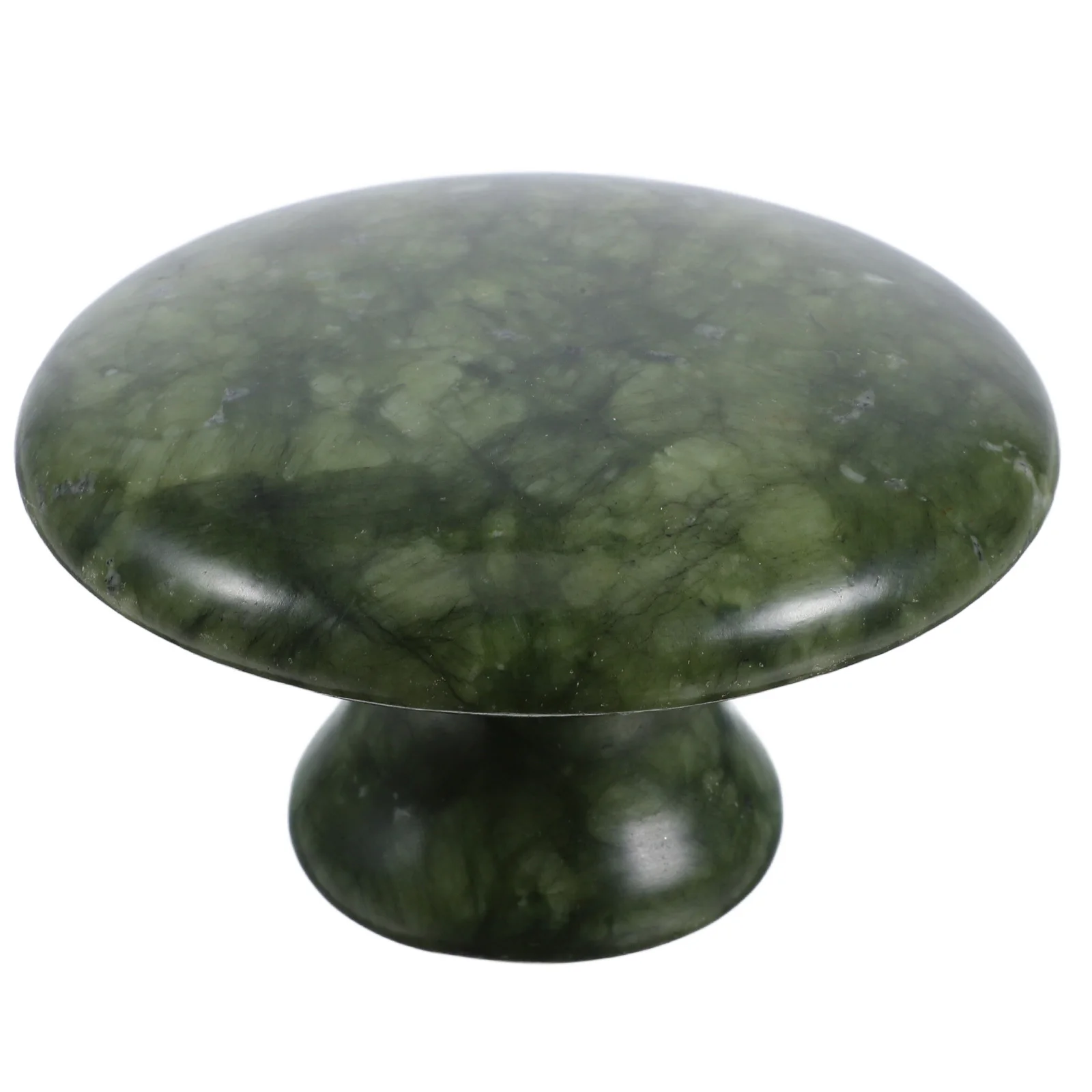 Фото Mushroom Shape Stone Gua Sha Tool Sturdy Xiuyan Jade Hot Rocks Body Spa Инструмент для массажа спины Эргономичный дизайн для лица и тела №5