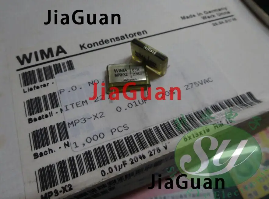 10 шт., новинка, искусственная кожа, 0,01 мкФ 275VAC 10NF 103 RM15MM MP3-X2 series 10N275VAC 0.01U275VAC 103/275VAC