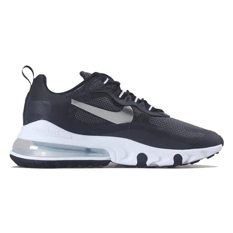 Фото Кроссовки Nike Air Max 270 React металлические серебристые №2