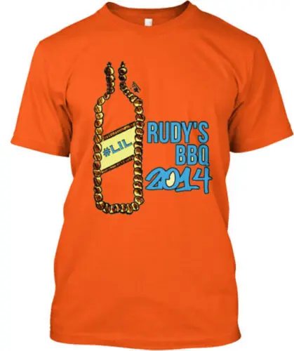 Футболка RUDY'S BBQ 2014 FLM, Сделано в США, размер от S до 5XL