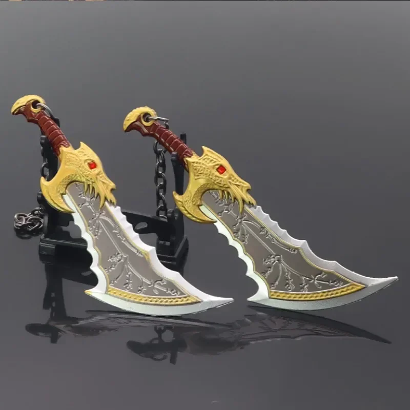 Фото God of War Weapon Blade of Chaos Kratos Katana Новый меч Металлическая модель оружия Аниме Игра Подарочные игрушки для мальчиков Меч Самурай Игрушка №4
