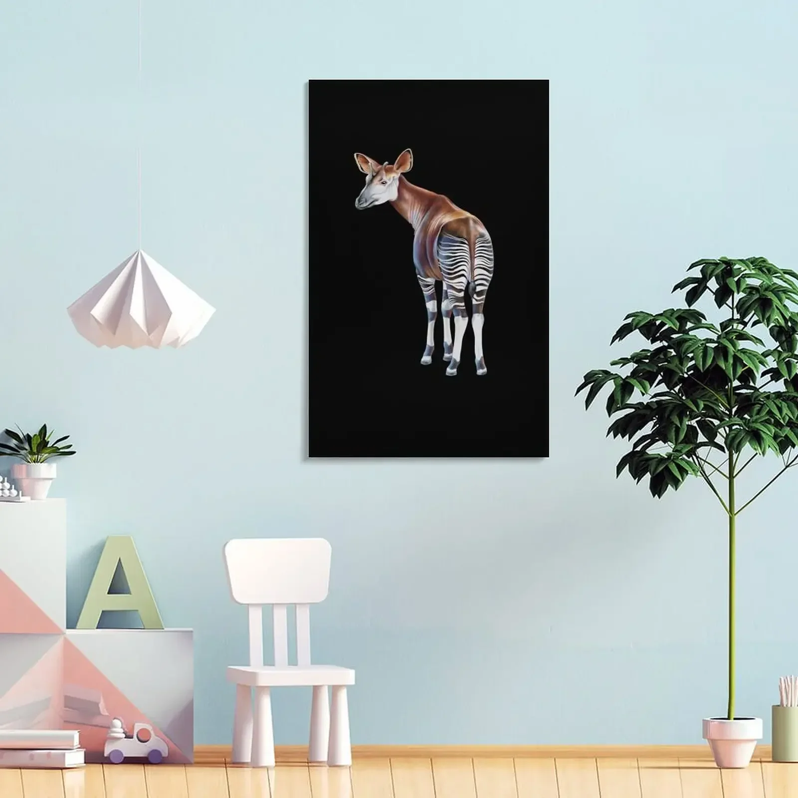 Фото Okapi Холст Картина аниме украшения комнаты для девочек милый декор комнаты картины Настенный декор №5
