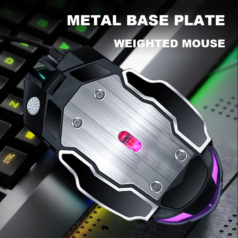 Фото Мышь Компьютерная G8 проводная, 1200/1800/2400/3200 DPI, USB №5