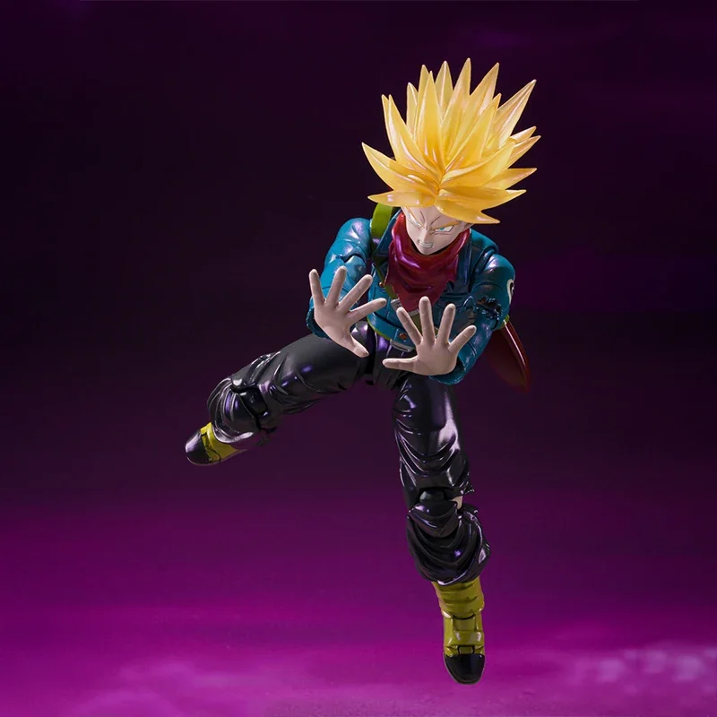Фото Bandai S.H.Figuarts SHF Dragon Ball SUPER SAIYAN TRUNKS SDCC Полный комплект аниме-моделей Готовая игрушка в подарок для детей №4