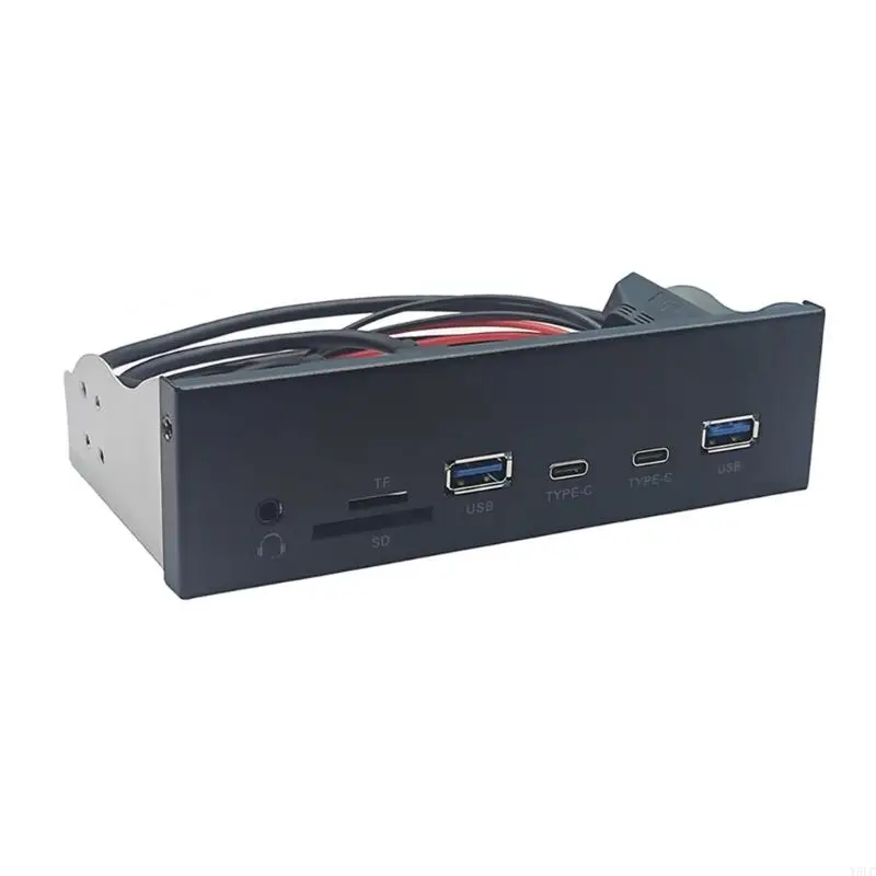 5,25 дюйма USB3.2 Gen1 Передняя панель с слотами для карт памяти и двойным портом USB3.0