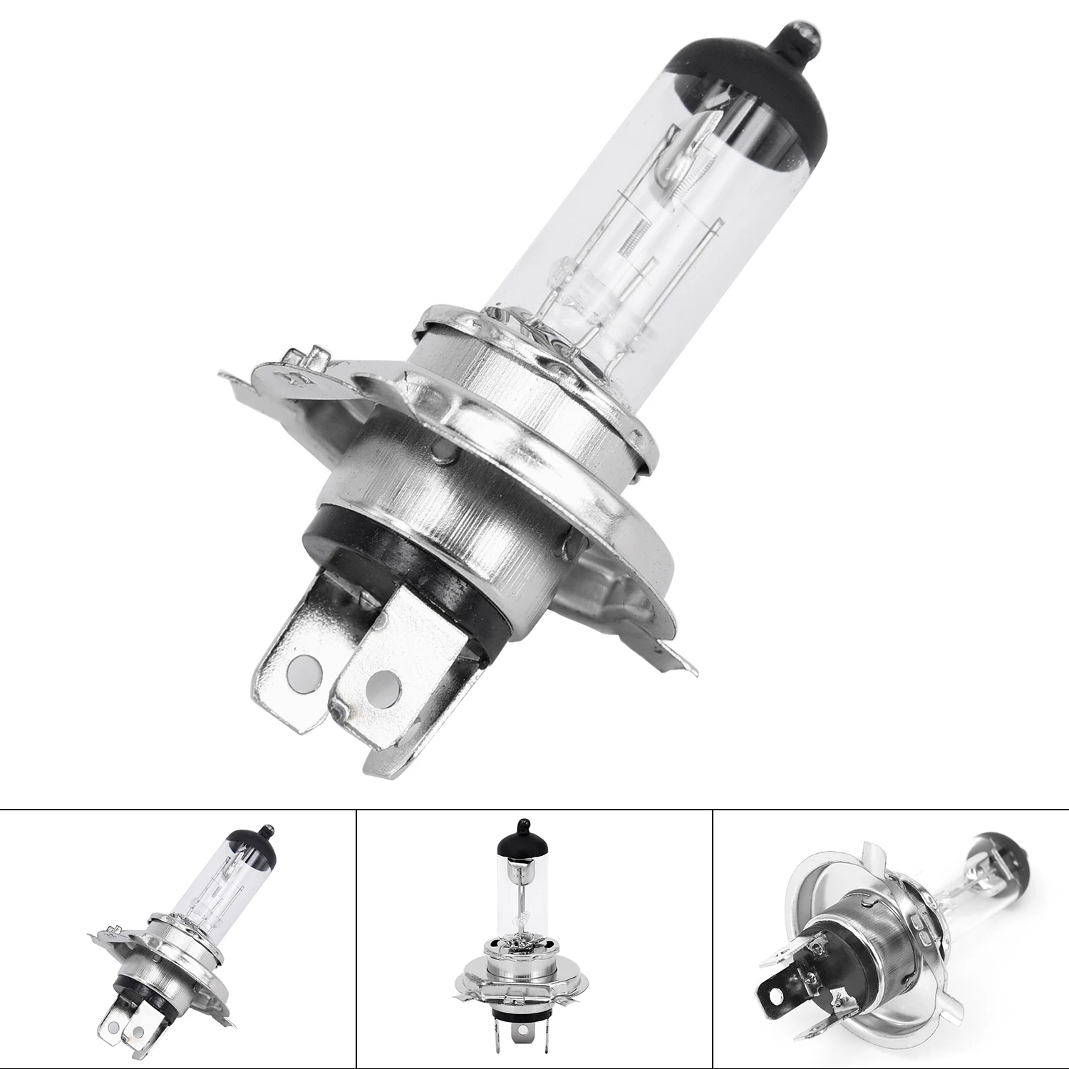 Фото 1x H4 100W 4300K Ксеноновые фары для автомобиля газовая галогенная фара, налобный фонарь, желтая лампа, супер Автомобильные фары, Желтые Фары №3