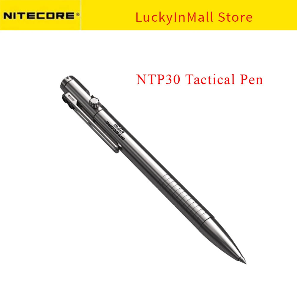 Nitecore NTP30 болт действия сплав тактическая ручка/запасная ручка самооборона для улицы эргономичный вольфрамовый стальной конический