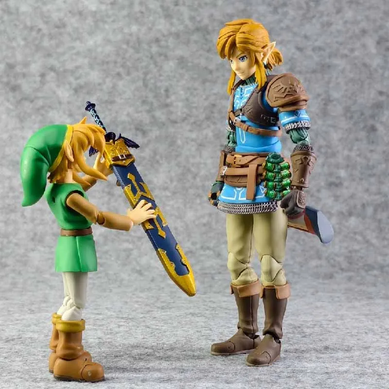 Фото Max оригинальная аниме-фигурка Figma The Legend of Zelda: Tears of the Kingdom Link, экшн-фигурки, игрушки для мальчиков/девочек №3
