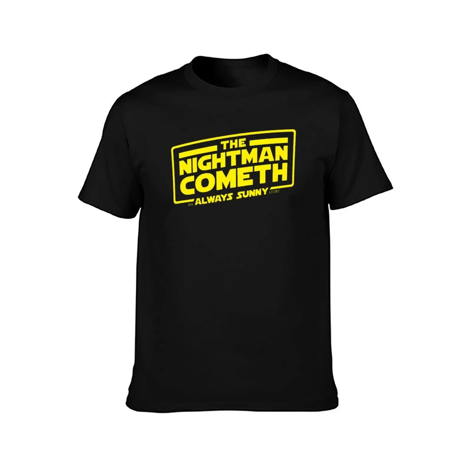 Фото Футболка с логотипом The Nightman Cometh SW, персонализированная футболка, мужская хлопковая футболка №2