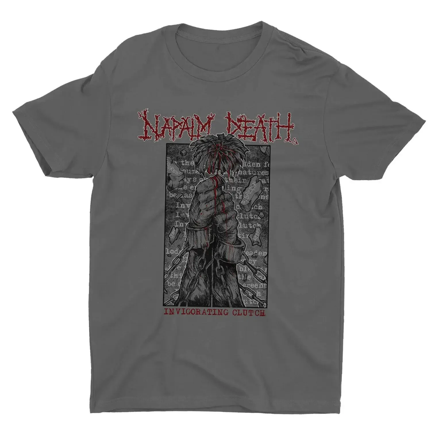 Мужская футболка-клатч Napalm Death с эффектом бодрения, большой асфальт