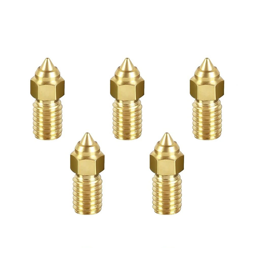 5/10 шт. 0,4 мм высокоскоростной латунный экструдер M6 Hotend, сопло для принтера Ender 3 V3 SE Ender 5 S1/Ender 7, аксессуары для 3D-принтера