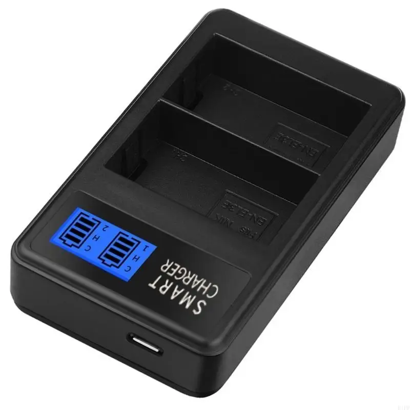 Фото E1PF EN-EL3E EN-EL3 Двойной слот ЖК-дисплей USB-камеры зарядное устройство для D90 №3