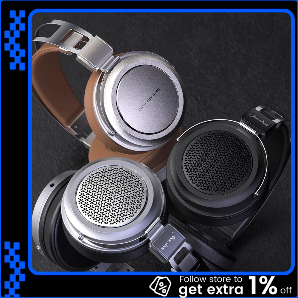 FIIO JT1 Мониторные наушники Проводные HIFI наушники 50 мм Игровые наушники с динамическим драйвером Высококачественные наушники без потерь