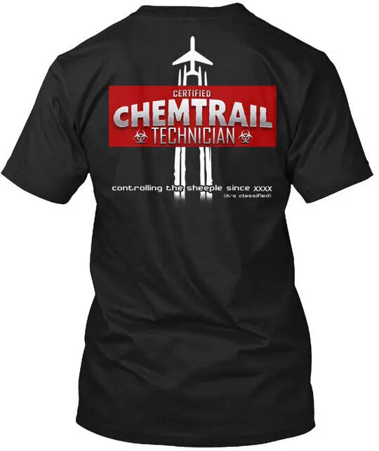 Футболка Chemtrail, Сделано в США, размер от S до 5XL