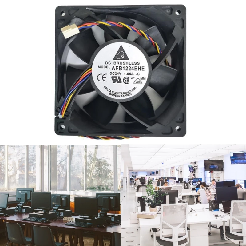 896F 24V 1.05A 120x38mm 2-проводной ПК компьютер процессор квадратный инвертор вытяжной вентилятор