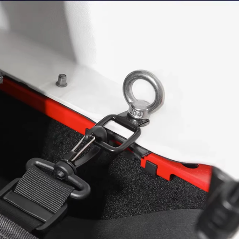 Фото Автомобильная гайка с круглым отверстием для Jeep Wrangler TJ JK JL 1997-2023 2/4, дверные стяжные анкерные кольца, аксессуары для интерьера №4