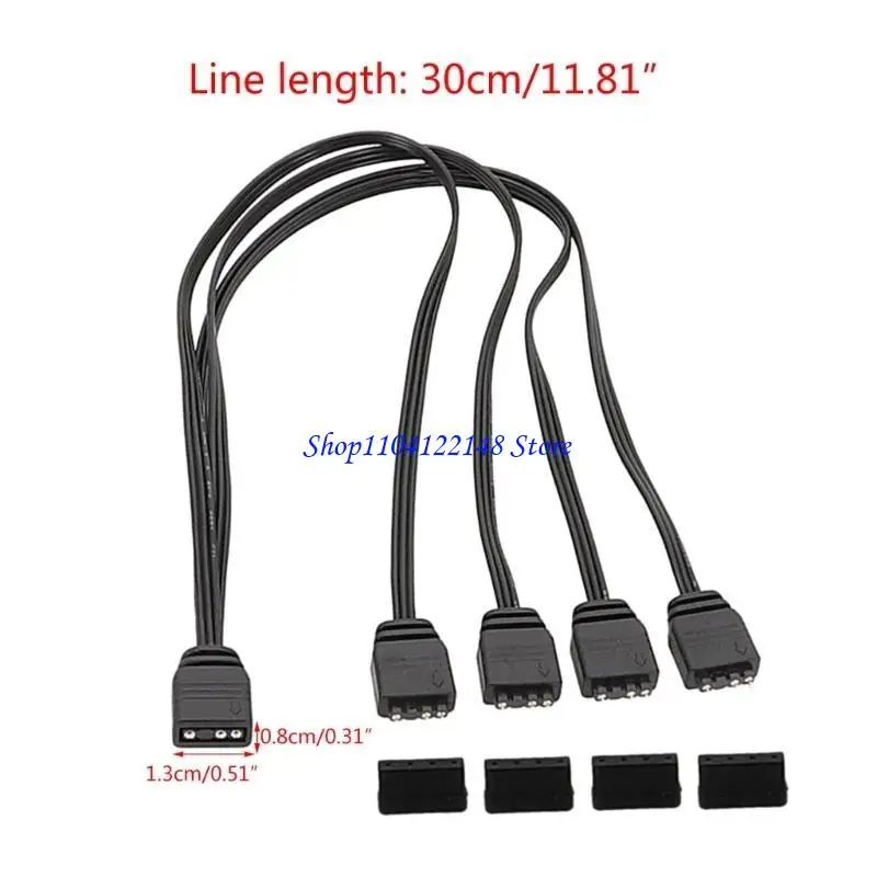 P9FA Универсальный кабель Argb Splitter 3PIN Адресный разъем разветвления RGB Splitter (art.: 3920d057e0453) - 3920d057e0453