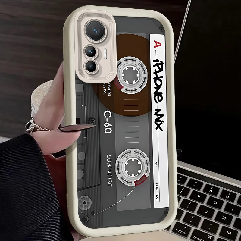 Фото Чехол для телефона Xiaomi Poco X7 X6 F6 F5 X5 X3 NFC F3 M6 Pro 4G Mi 13 12 11 Lite 5G 14 13T 12T 11T 14T Pro M5S Lucky Tape Pattern №4