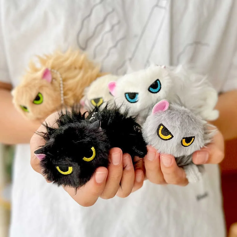 Кукла Qualia Unaffectionate Cats, милый пушистый кот, украшение с индивидуальностью, японская игрушка-капсула с котом, подарок для фанатов аниме