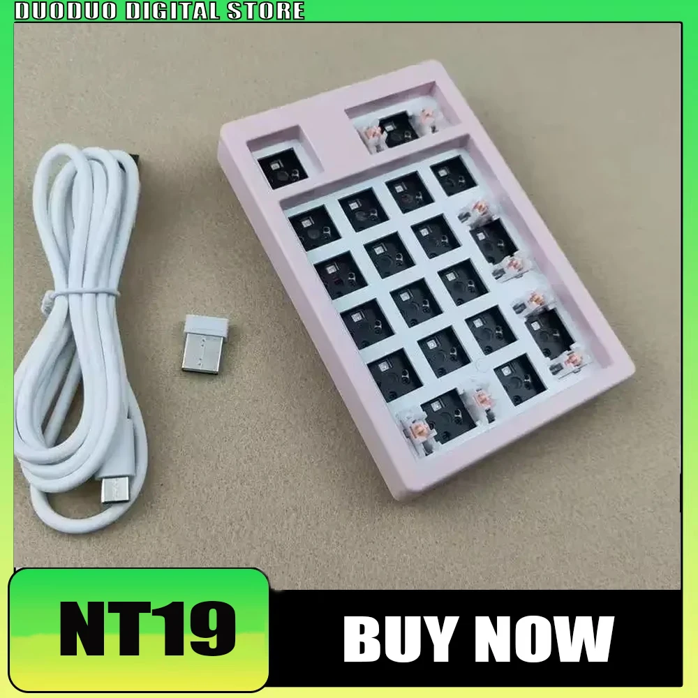 NextTime Nt19 Pad Mini Numpad Клавиатура Трехрежимная Bluetooth Беспроводная индивидуальная клавиатура Офисный ПК Геймер Аксессуары Подарки
