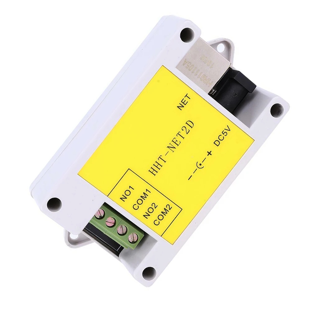 Двухканальная сетевая плата Ethernet IP для удаленного доступа, протоколы TCP MODBUS, надежное восстановление сети, релейный выход 10 А