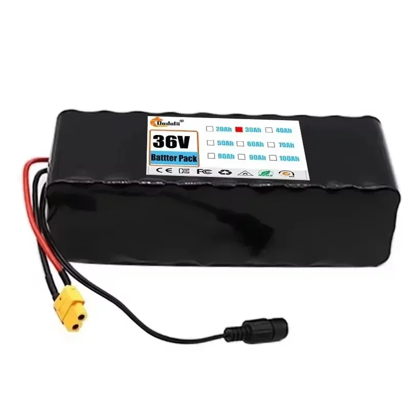 Фото 10S3P 36V 30Ah литиевый аккумулятор, 1000 Вт, с BMS, используется для модификации велосипедов, скутеров, электромобилей №3
