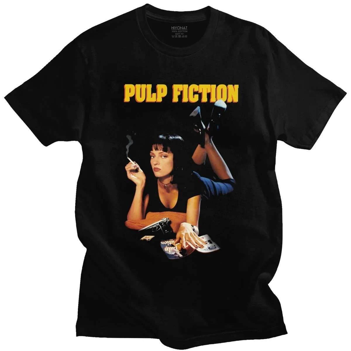 Мужская футболка с коротким рукавом Quentin Tarantino, Повседневная Уличная футболка