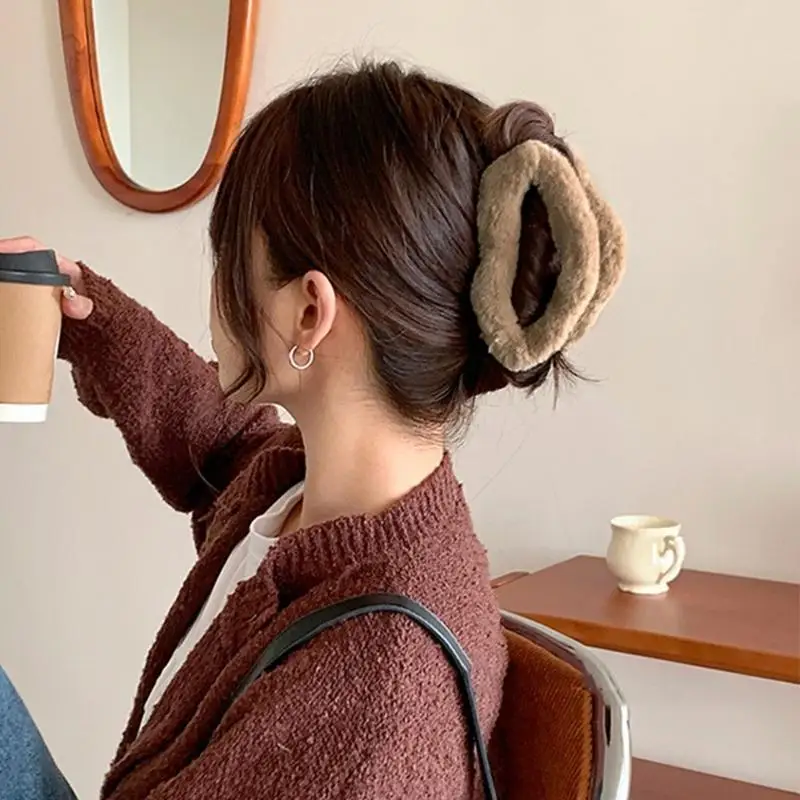 Фото 652f Fashion Simple Harepin Elegant Girls Wersatilies Claw Clip Прекрасная форма для волос Clip Song Hold Accessessy для одежды №4