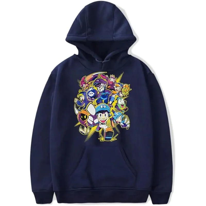 Фото Толстовка с капюшоном Yiyi SMG4 Merch All Stars для мужчин и женщин, модный комедийный пуловер с длинными рукавами, толстовка №3
