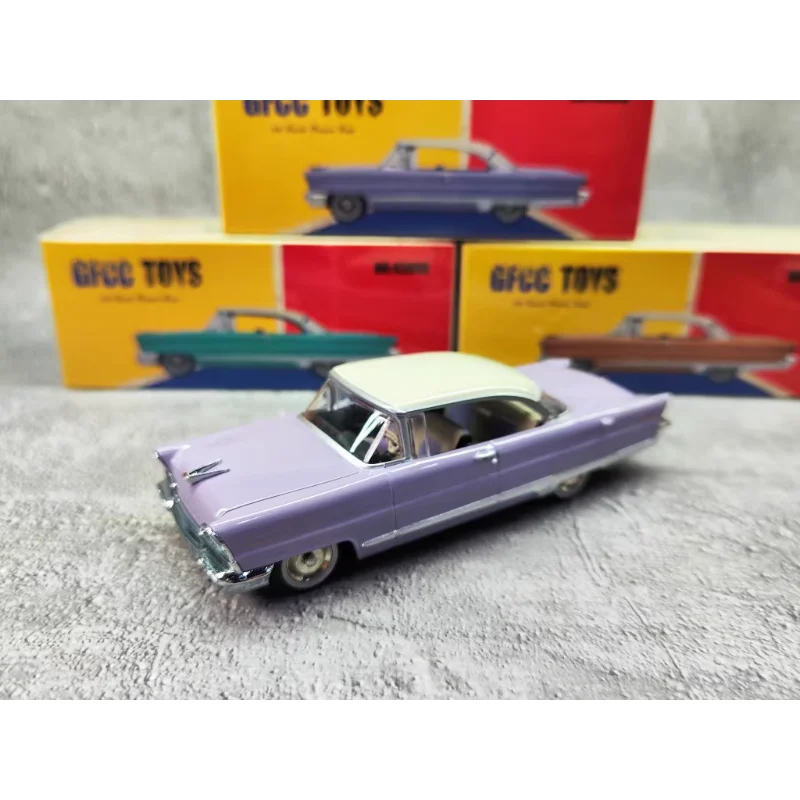 Фото Литой под давлением GFCC масштаб 1/43 LINCOLN 1956Premier Copue, модель автомобиля из сплава, Коллекционная игрушка, подарок, сувенир, украшение для дисплея №2