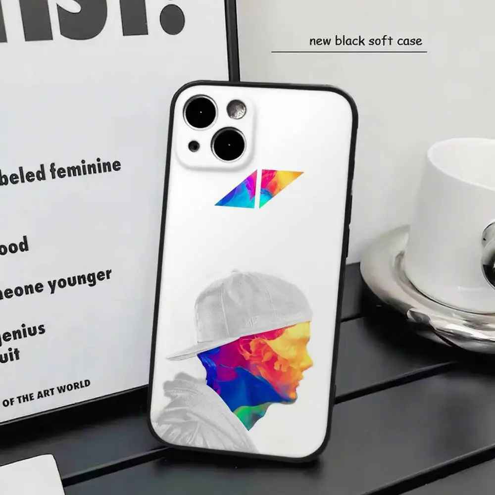Фото Чехол для телефона SINGER T-Tim B-Bergling A-Avicii для IPhone 16 15 14 13 Pro Max 11 12 Mini 2022, черный силиконовый чехол №3