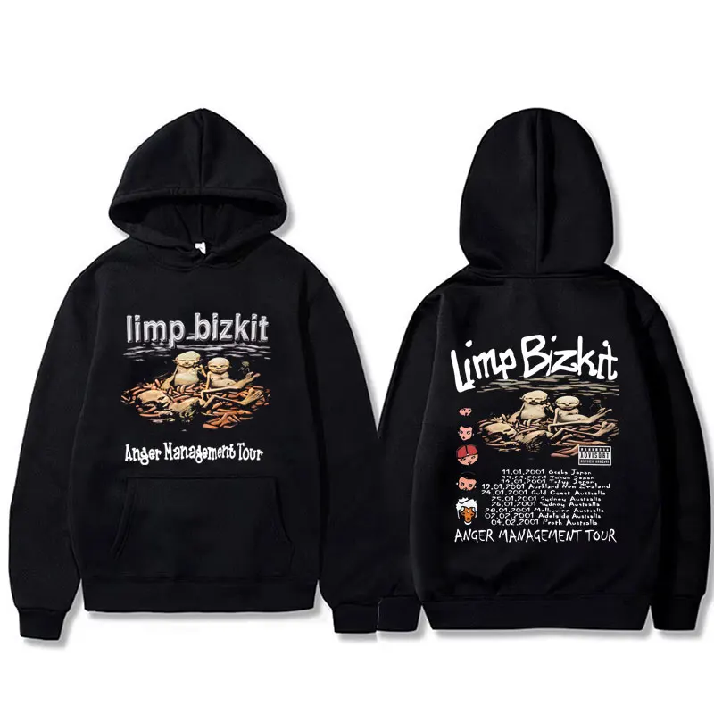 90s Rock Band Limp Bizkit Anger Management Tour толстовка с капюшоном для мужчин и женщин модный пуловер большого размера унисекс высококачественные флисовые толстовки