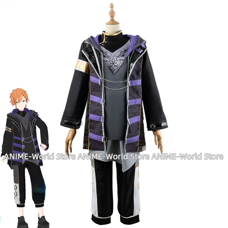 Игровой проект Sekai, красочный сценический костюм Shinonome Akito для косплея, аниме, одежда, костюм для Хэллоуина, униформа на заказ