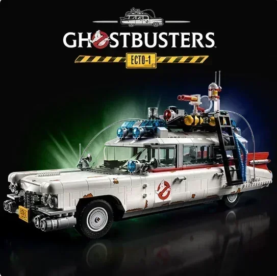 Совместим с 10274 строительными блоками Ghostbusters Ecto-1, модель автомобиля, детали для Хэллоуина, рождественские подарки