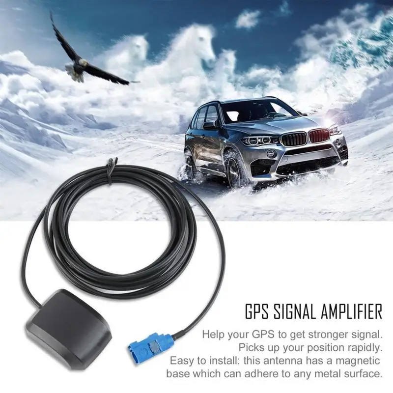 Фото GPS-антенна Fakra MFD2 RNS2 RNS 510 MFD3 RNS-E для VW Skoda Benz для Audi A3/A4/A6, автомобильные аксессуары, GPS-приемник, автомобильная антенна №2