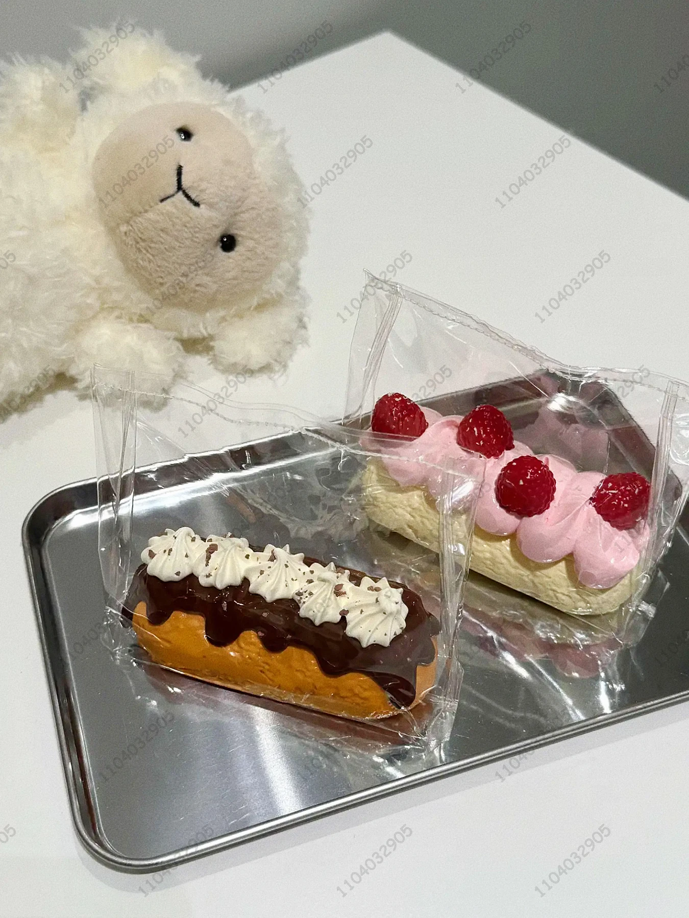Eclair Pastry Taba Squishy Клубника Eclair Фундук Шоколад фундук Хлеб Сжимаемая игрушка Моти Игрушка Снимание стресса Расслабление рук (art.: 3920cb6e8f7ea) - 3920cb6e8f7ea