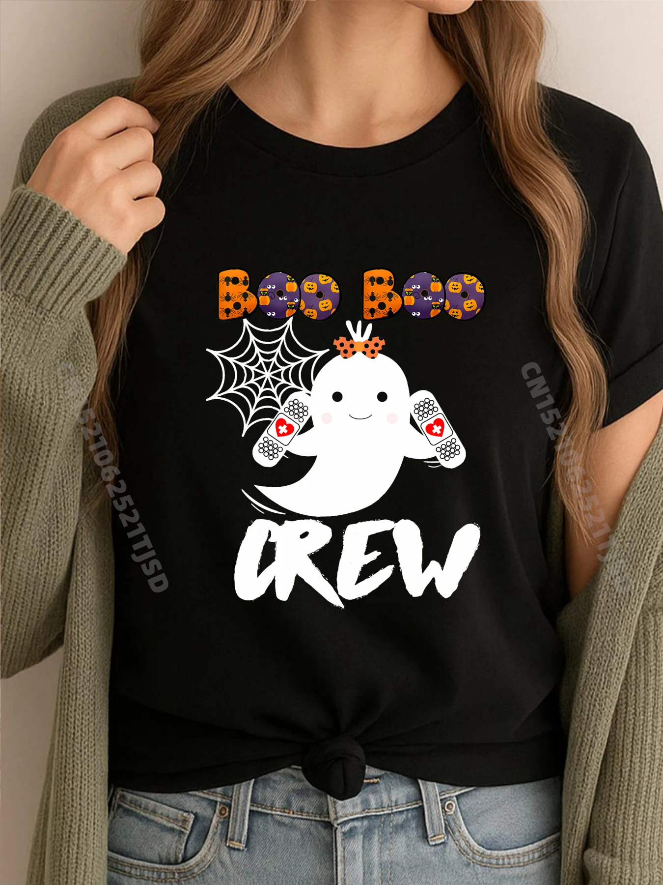 Рубашка медсестры Boo Boo Crew, забавный костюм на Хэллоуин, забавный подарок, мужская одежда, мужские рубашки больших размеров, большие размеры, День памяти