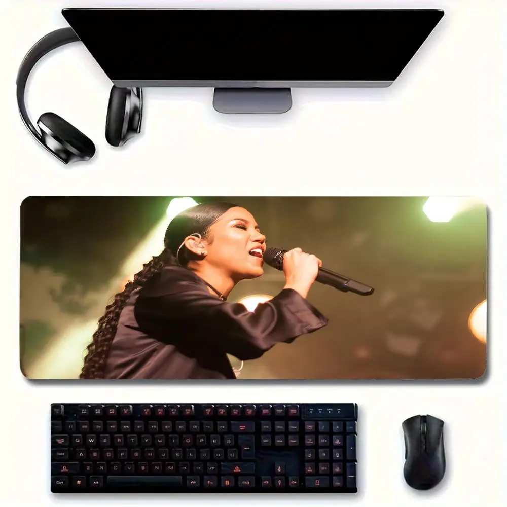Фото Singer Jhene Aiko MINISO Коврик для мыши Большой коврик для мыши для домашнего офиса Водонепроницаемый настольный коврик Компьютерный коврик для мыши Коврик для клавиатуры игровой Mo №4