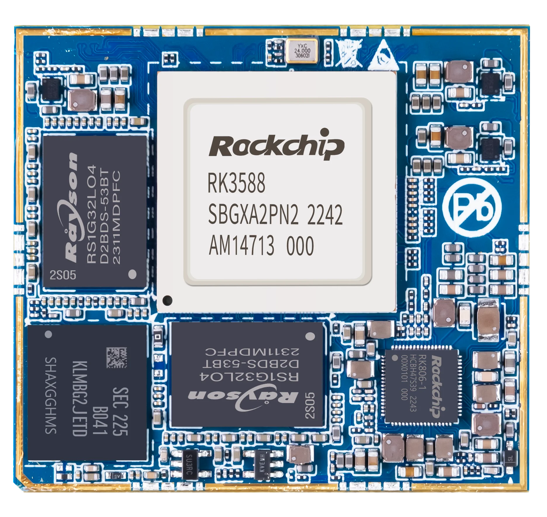 Banana Pi BPI Rockchip RK3588 Quad Cortex-A76 +Quad Cortex-A55 8 ГБ LPDDR4 32 ГБ eMMC ARM Mali-G610 MP4 GPU 6 ТОП @INT8