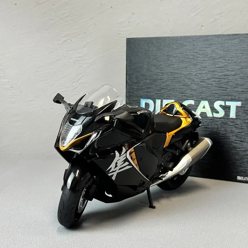 Фото 1/9 Suzuki Hayabusa GSX-1300R GSX-1000R Ducati V4S модель мотоцикла из сплава, коллекция игрушечных автомобилей, внедорожный автоцикл, Рождество №5