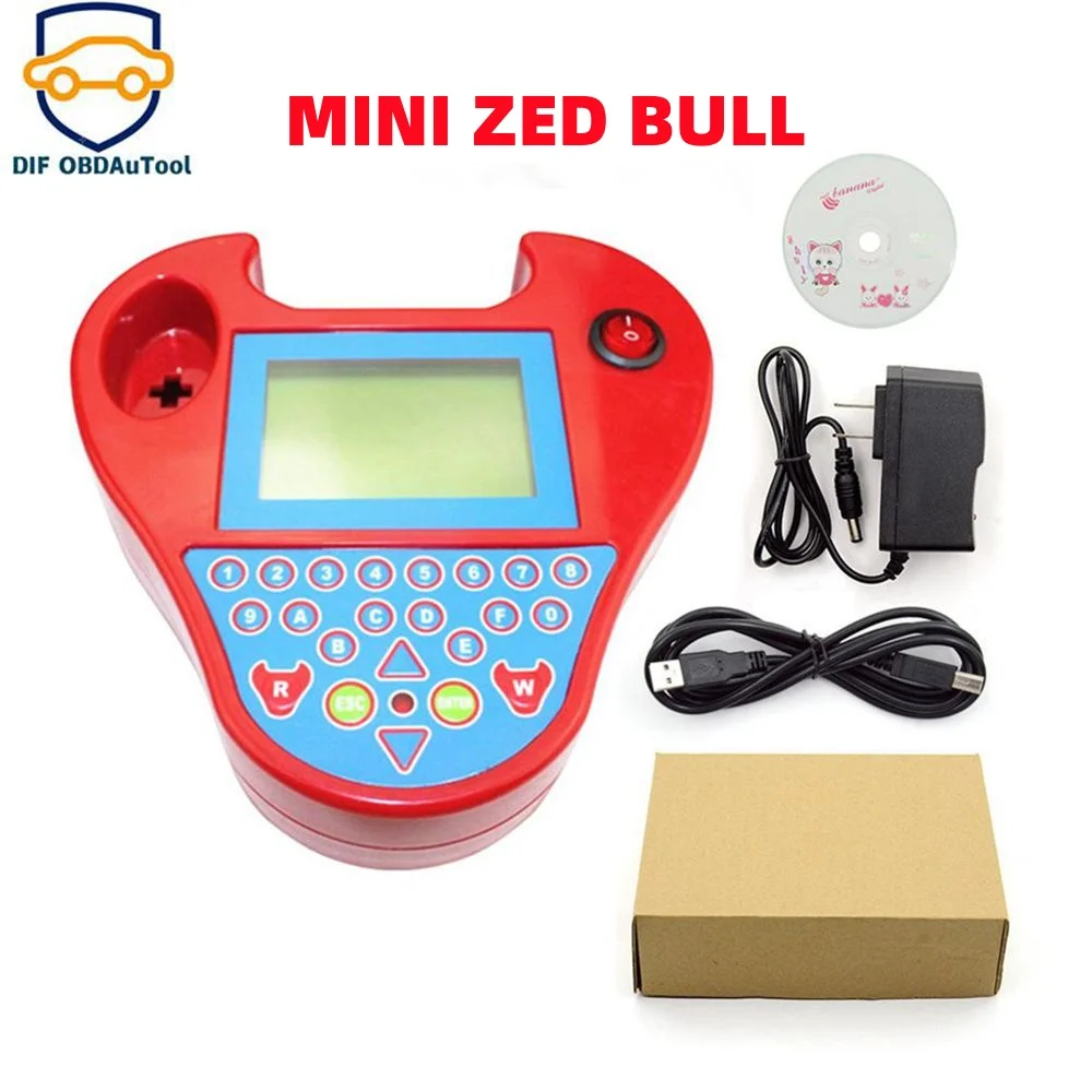 Новейший программатор ключей Smart MINI ZED BULL, чип-транспондер, Cloner Mini Zedbull, универсальный универсальный автоматический считывающий контактный код