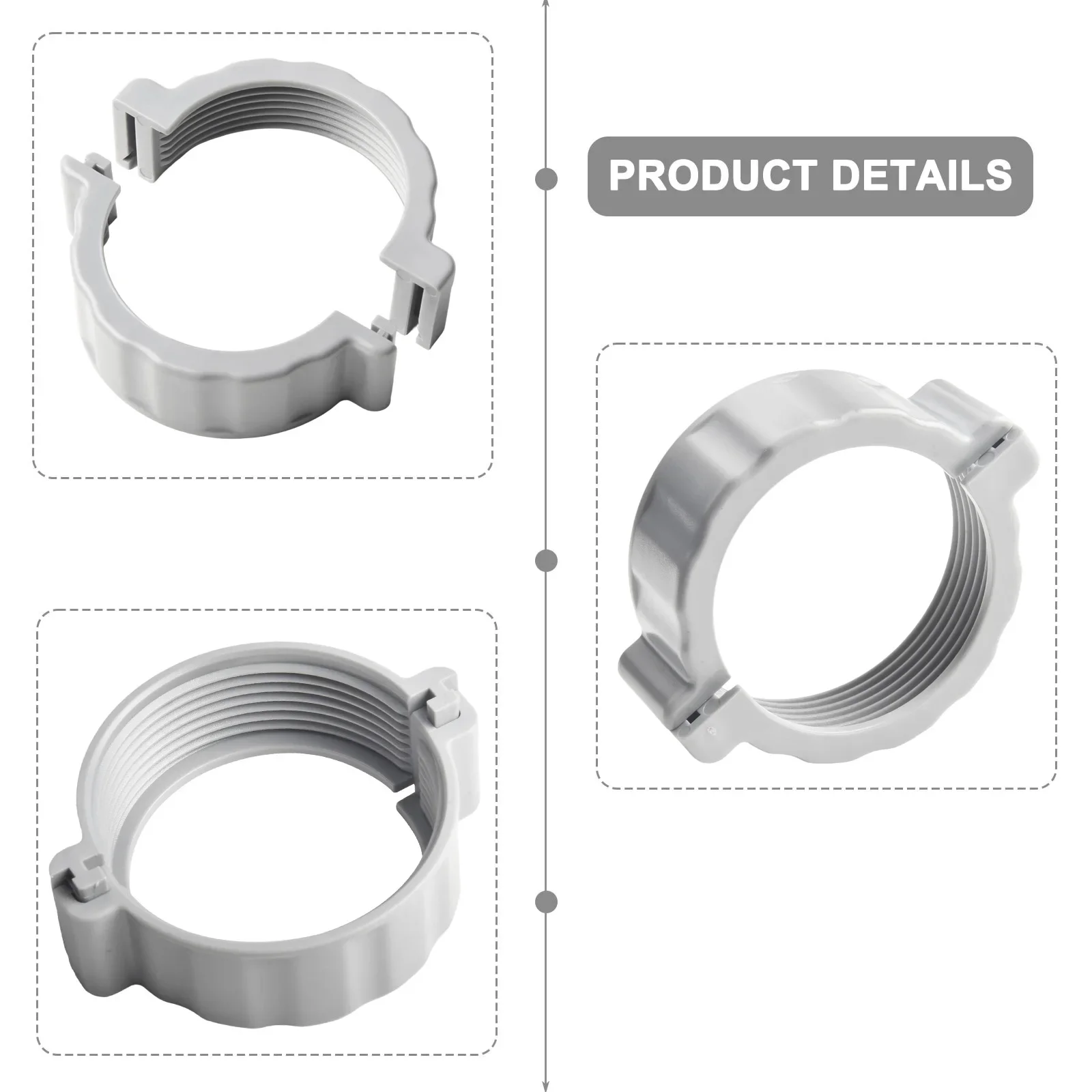 1PC Grey Pool Heater Parts Specifically Designed For Cole-man Water Pump Seal Refurbishment Kit Outdoor Hot Tubs & Accessories
