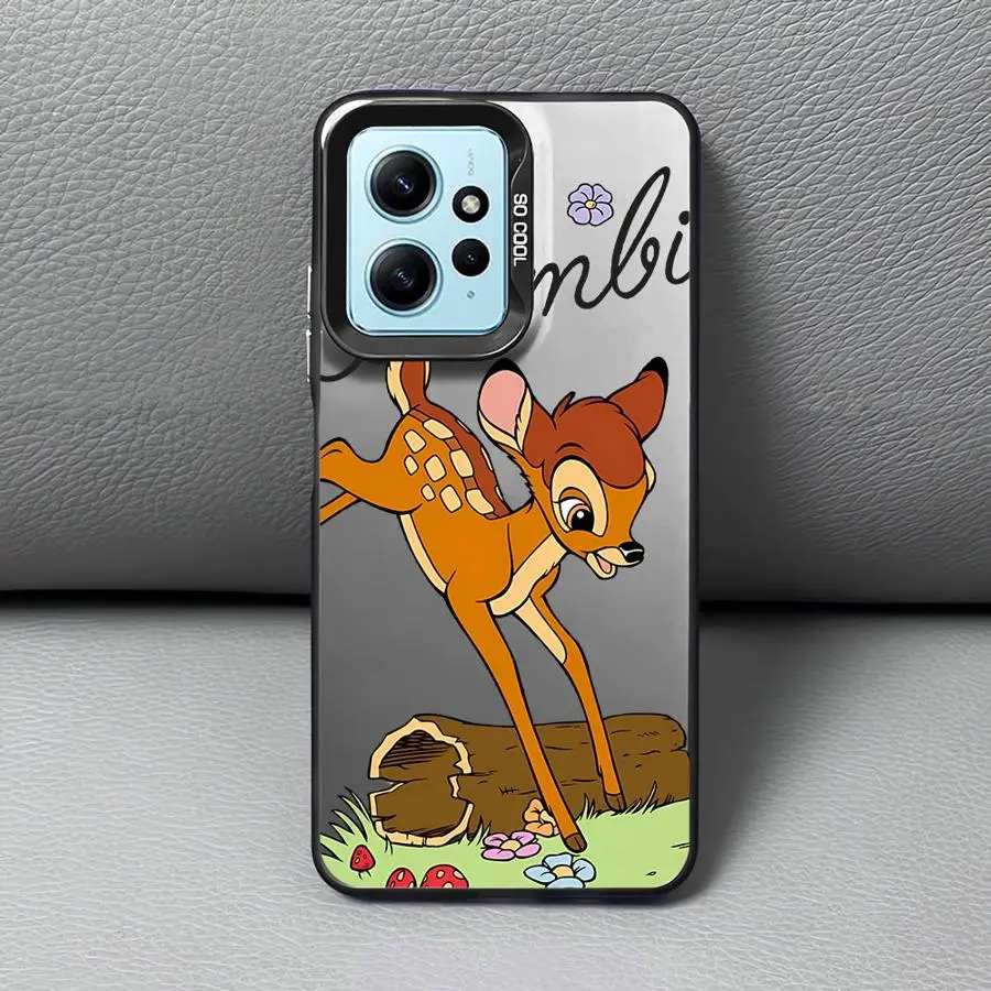 Фото Задний чехол для телефона Xiaomi Redmi Note 12 13 14 Pro Plus 10 11 Pro 10 s 11 s Disney Bambi Deer №4