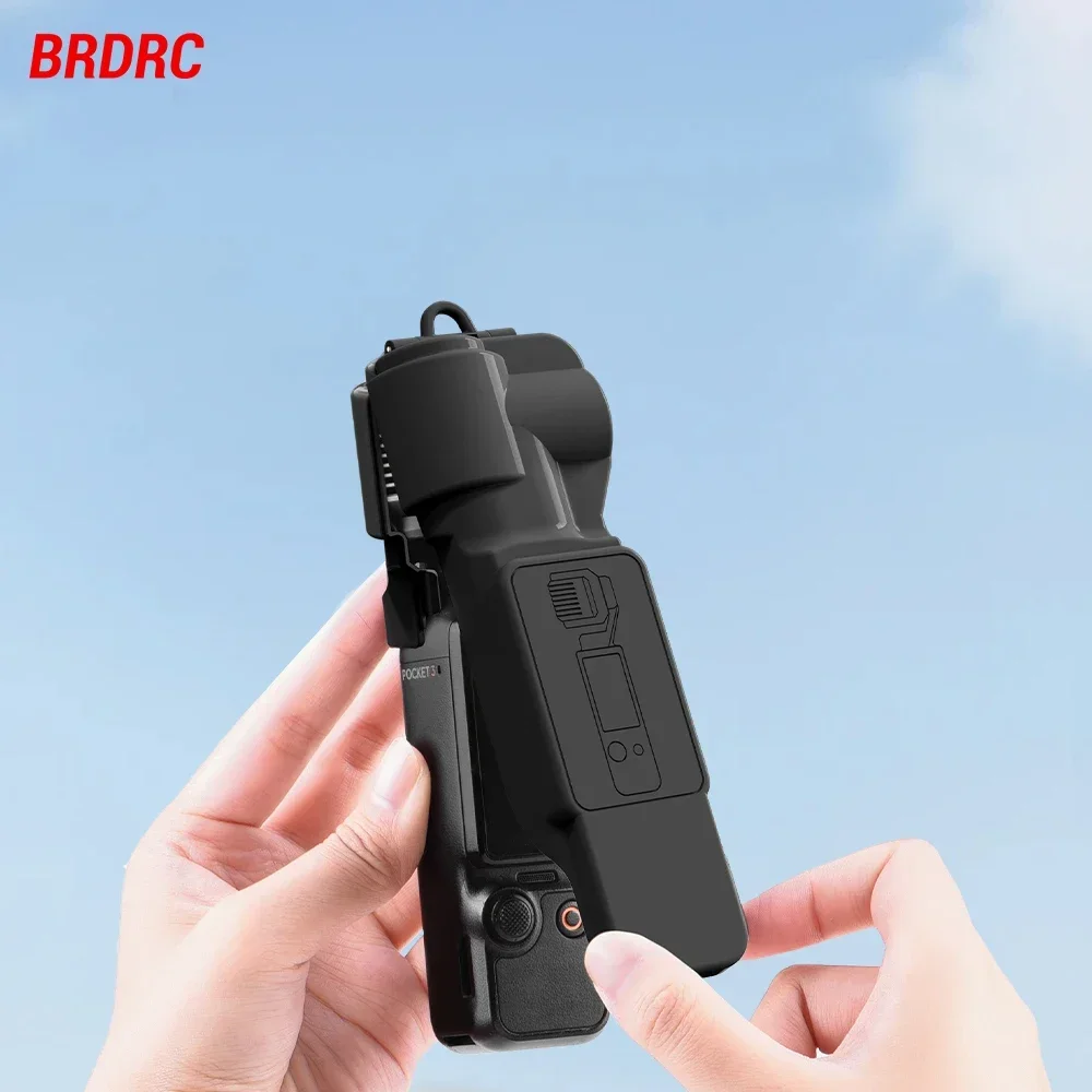 Защитный чехол BRDRC для DJI Pocket 3, чехол для камеры, устойчивый к царапинам, быстросъемный ручной карданный подвес, аксессуары для камеры