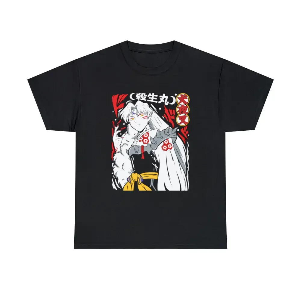 Футболка Inuyasha Sesshomaru с изображением Красной Луны, девушки ину Яша, Аниме Манга, подарки, все размеры (art.: 3920c7517d830) - 3920c7517d830