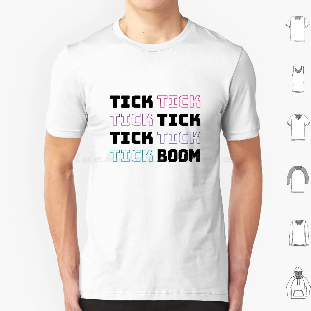 Футболка Tick Boom (Черная) большого размера, 100% хлопок Tick Boom Hives The Hives Music Strokes The Strokes Black White Lyrics