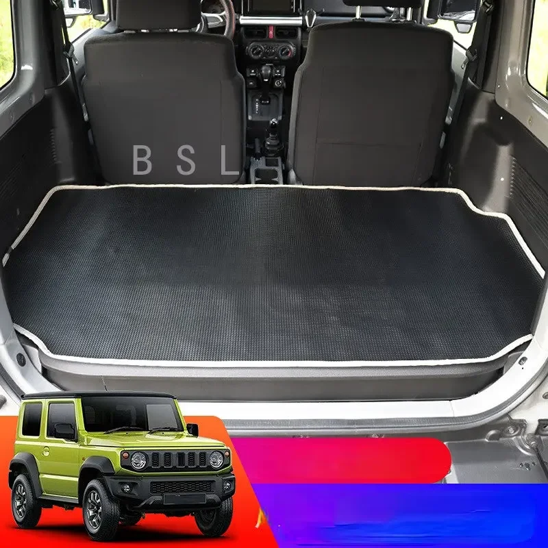 Коврик для багажа для Jimny Sierra 2018-2022 JB64JB64WJB74JB74W, водонепроницаемый, устойчивый к истиранию, устойчивый к пятнам, аксессуары для интерьера