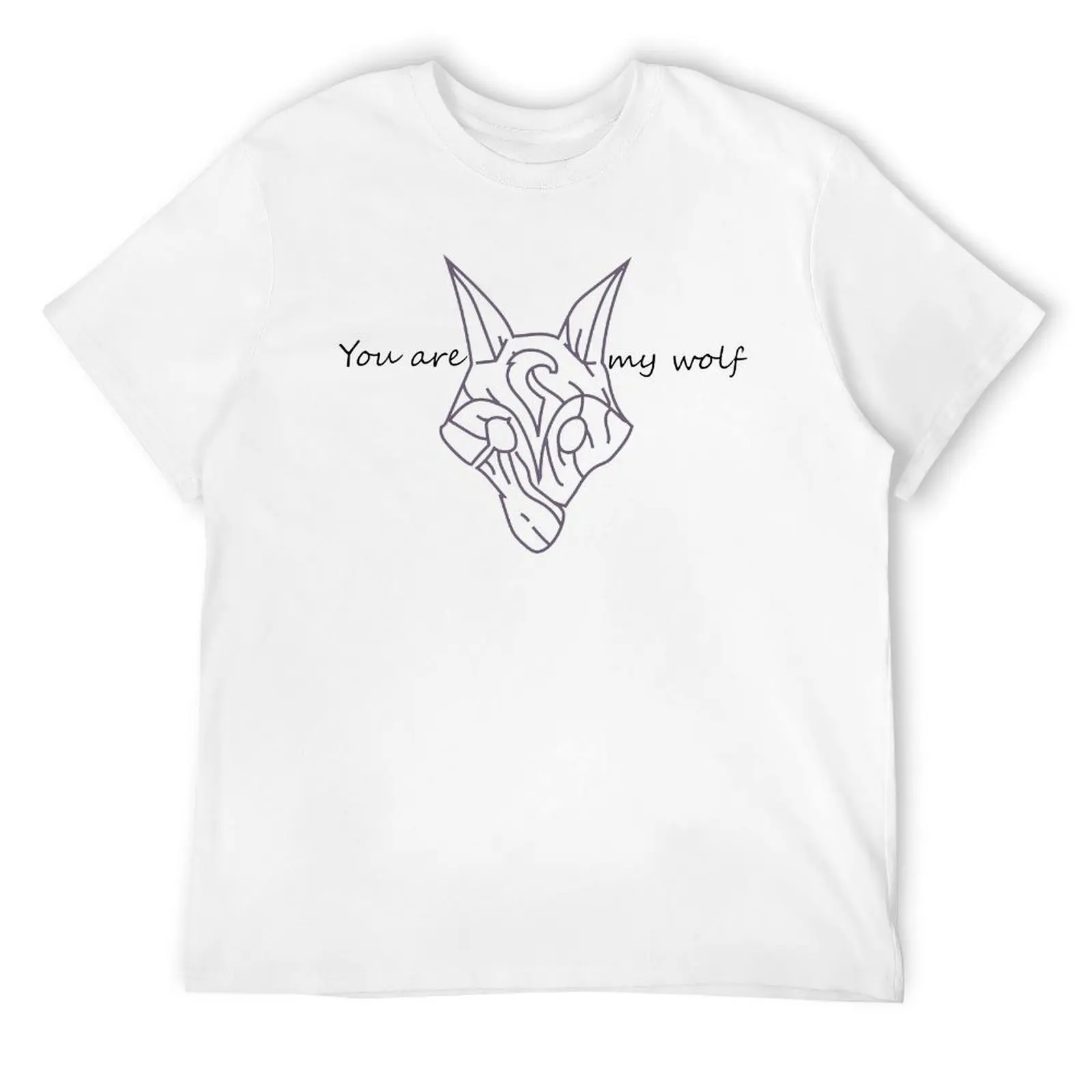 Фото Футболка в стиле Харадзюку с надписью «You Are My Wolf» №2