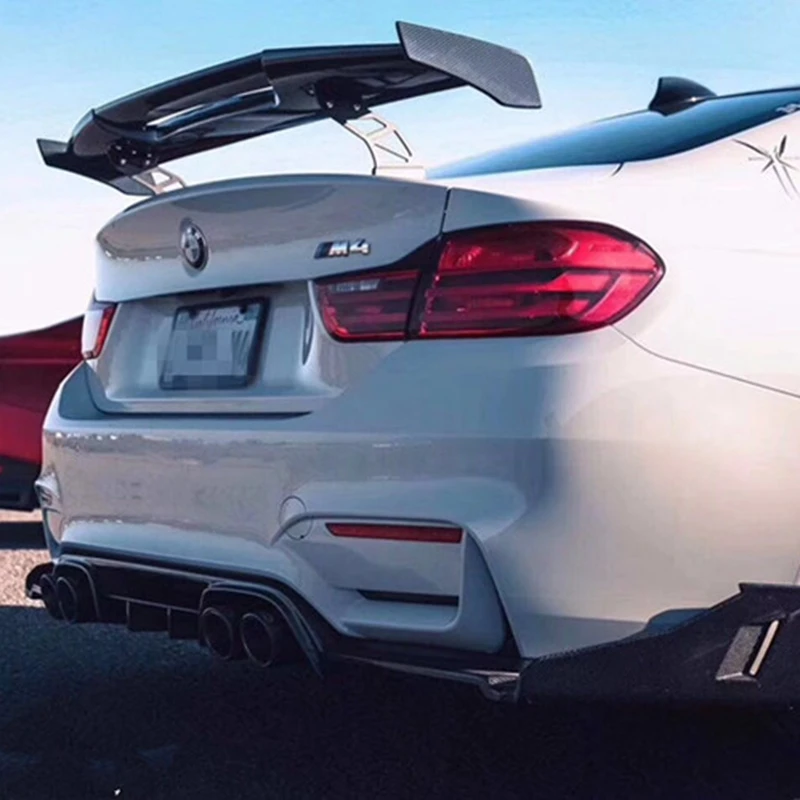 Фото Для Bmw F30 F32 F36 F10 F12 E92 E93 G30 G20 E82 E90 M3 M4 Mad задний спойлер из углеродного волокна для автомобиля M2 M3 M4 Стайлинг автомобиля №2